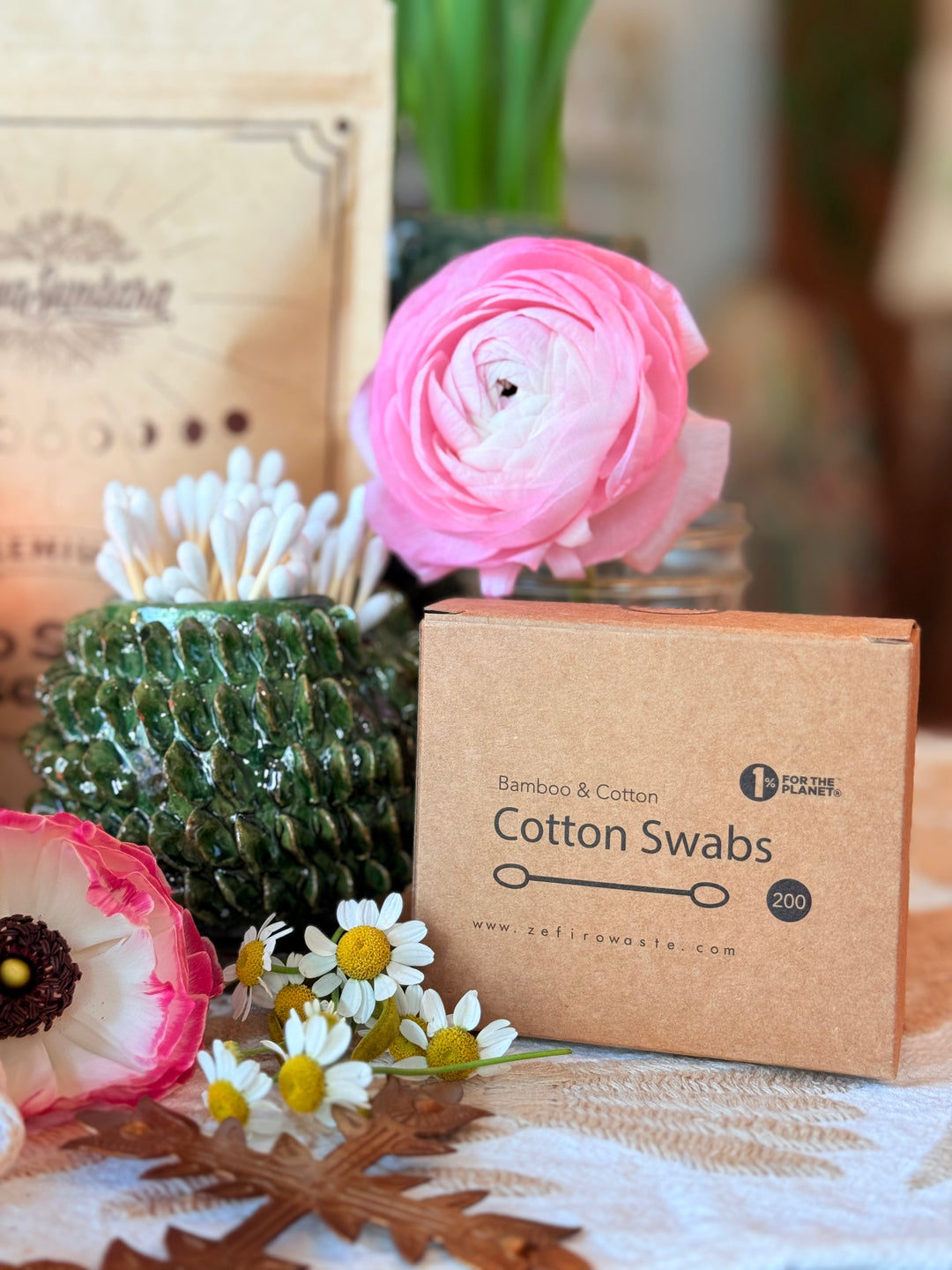 photo of cotton swabs packaging