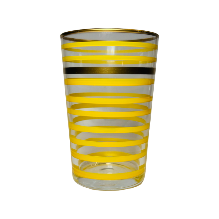 Colored Stripes Tea Glass