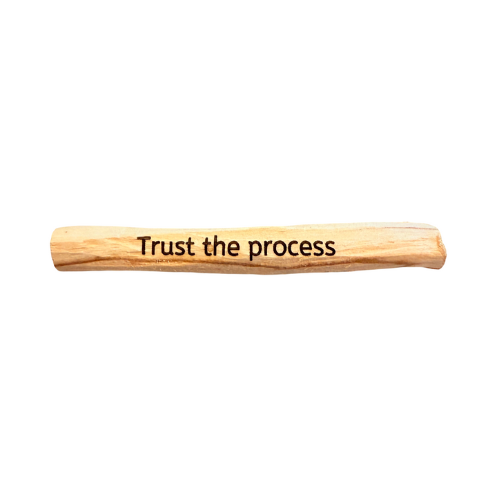 Affirmation Engraved Palo Santo