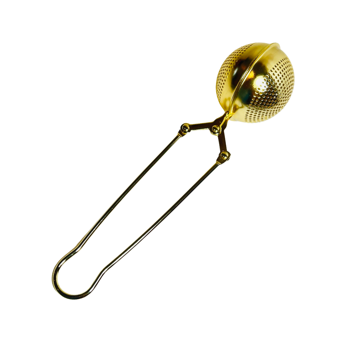 Gold round tea infuser
