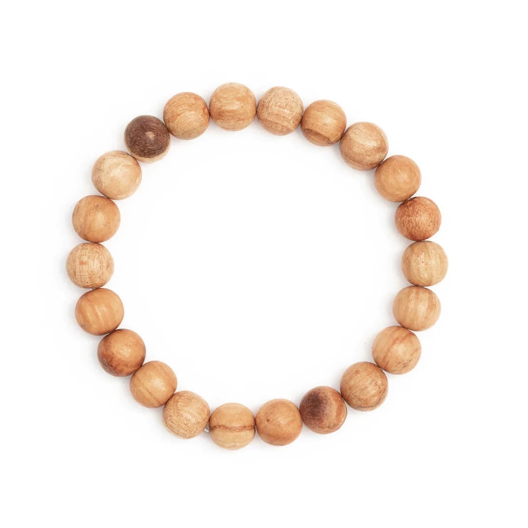 palo santo bead bracelet