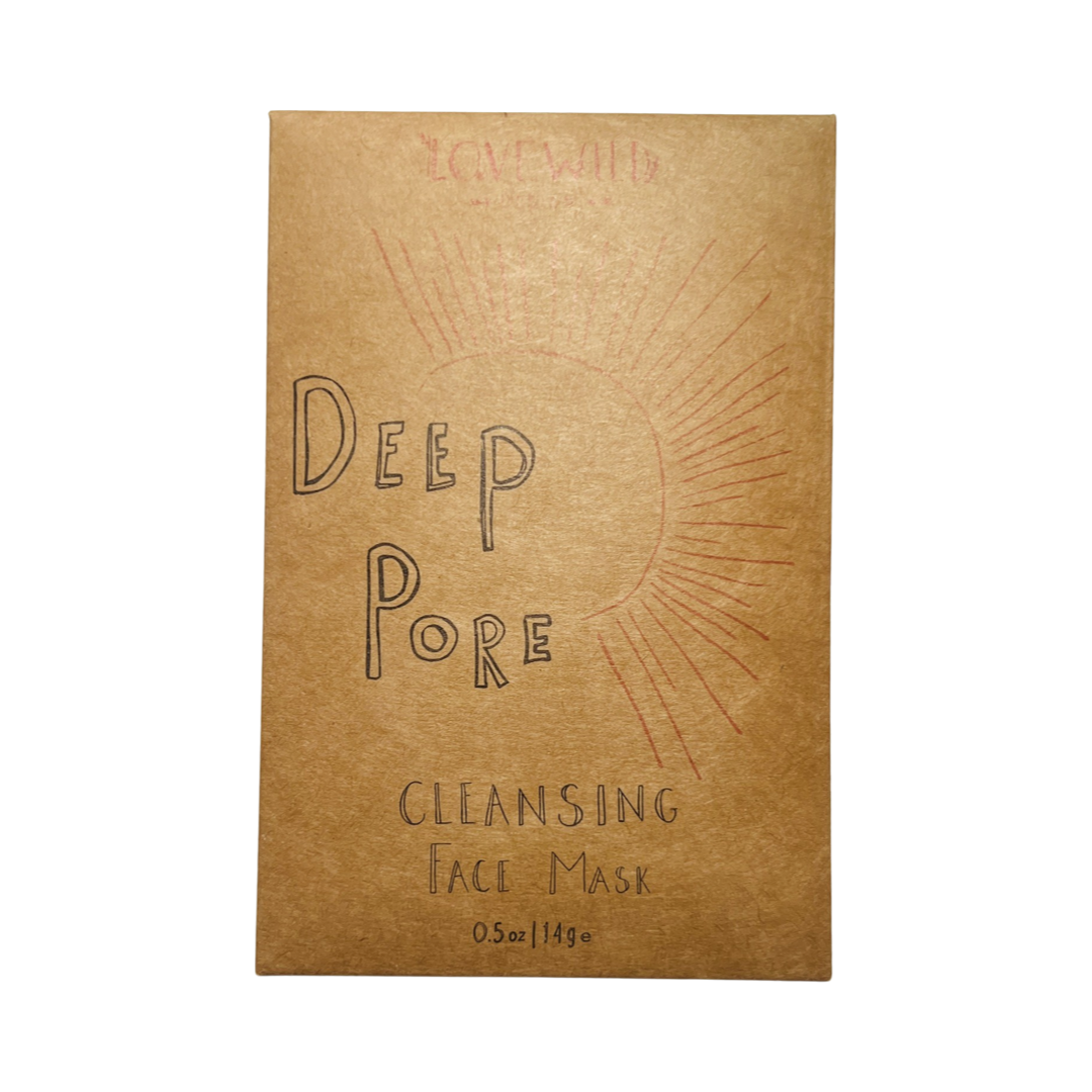 .5 oz kraft pouch with a branded label featuring a sketch of a sun. Brand: Lovewild Design
