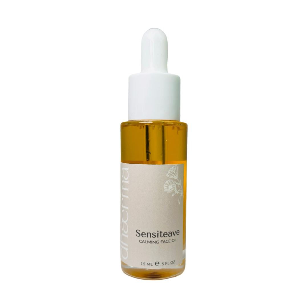 15 ml clear bottle with a white lid and light gray branded label
