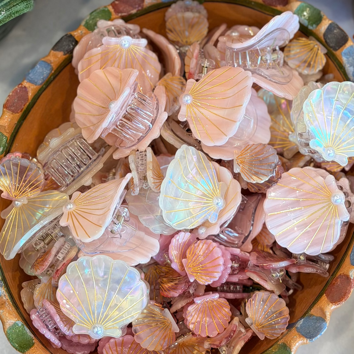 Beach Ocean Seashell Hair Claw Clip
