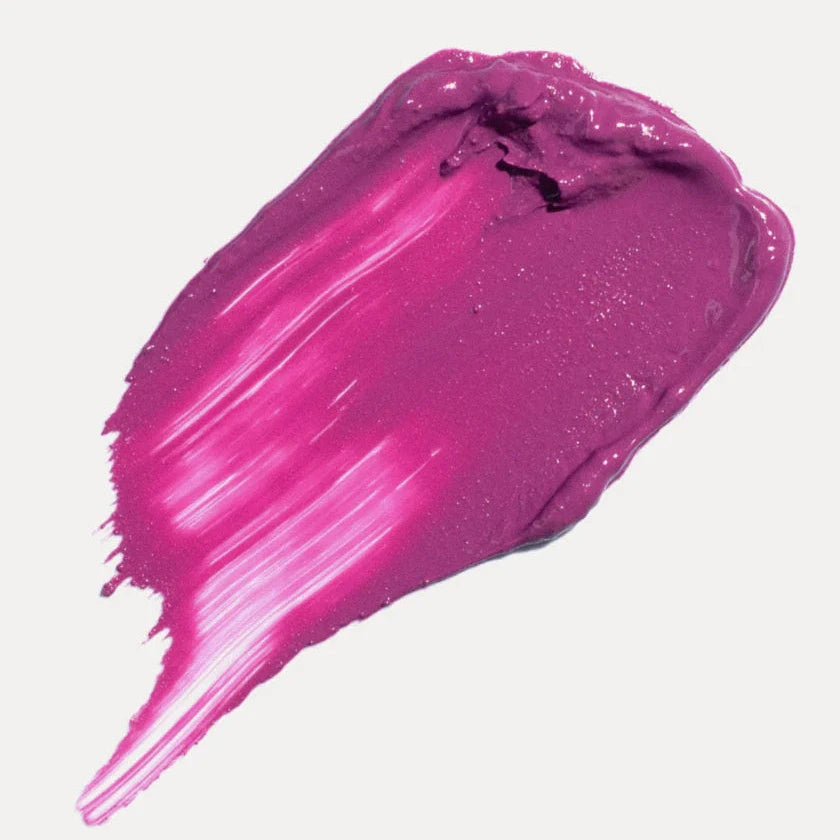 swatch of the purple color pot product