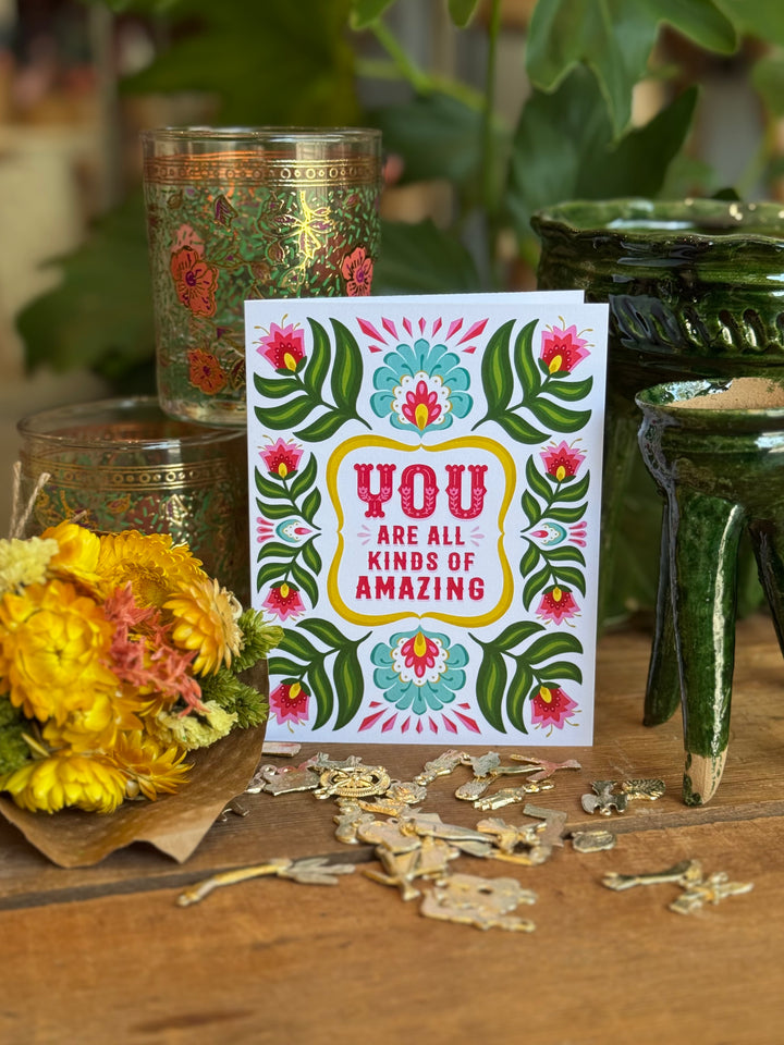 All Kinds of Amazing Greeting Card