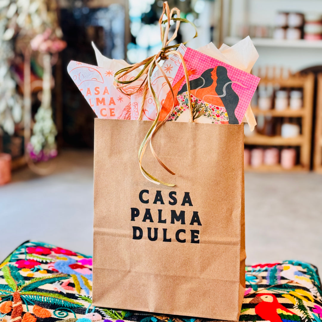 photo of Casa Palma Dulce branded paper bag