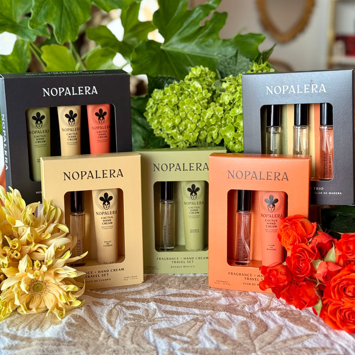 Nopalera Hand Cream + Travel Fragrance Gift Set - Bosque Místico
