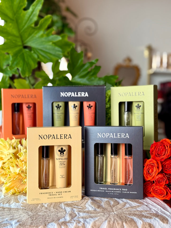 Nopalera Hand Cream + Travel Fragrance Gift Set - Bosque Místico