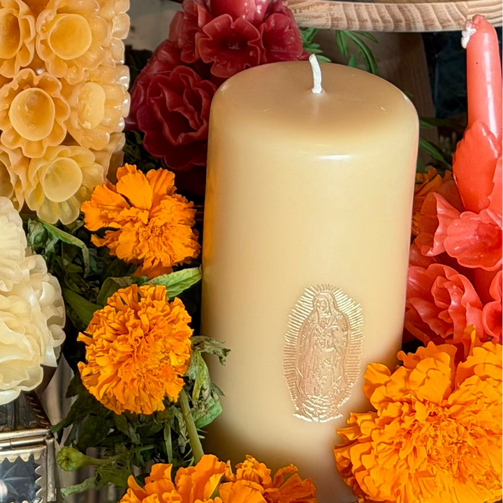Lady Of Guadalupe Candle