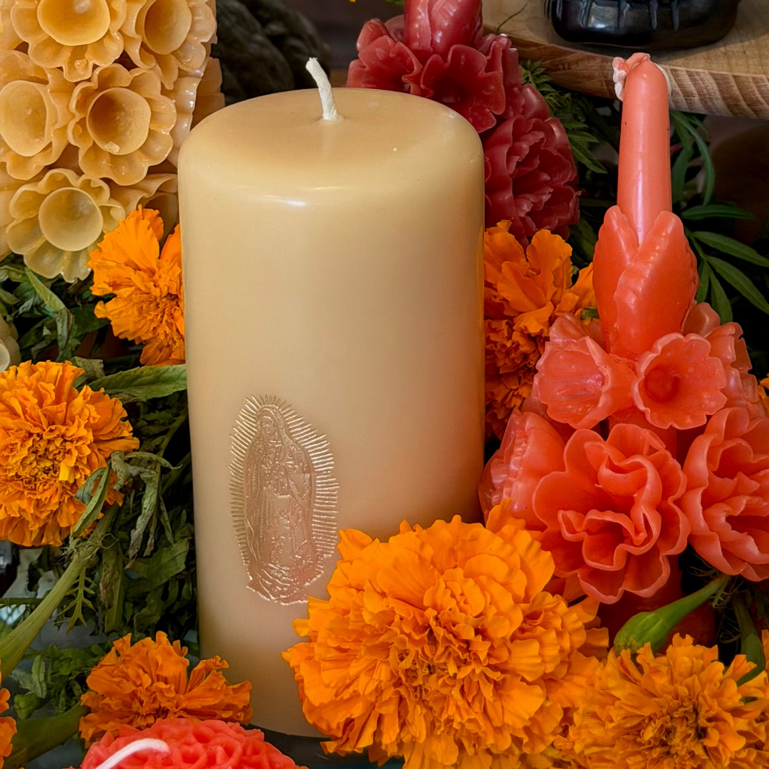 Lady Of Guadalupe Candle