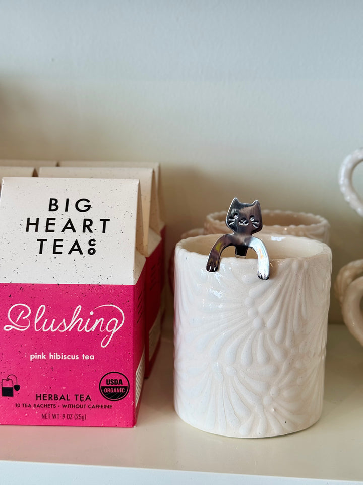 Cat Hanging Spoon - Silver