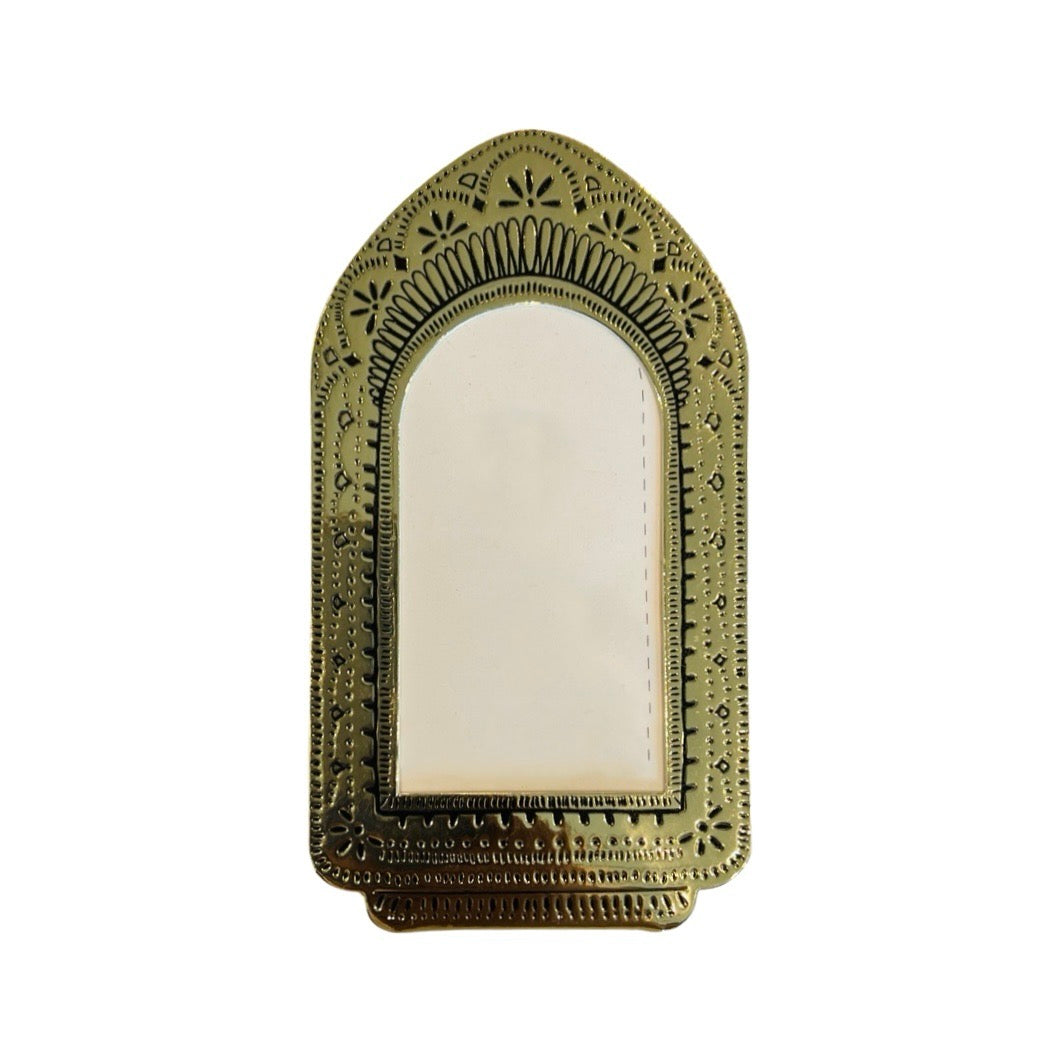 gold faux tin frame