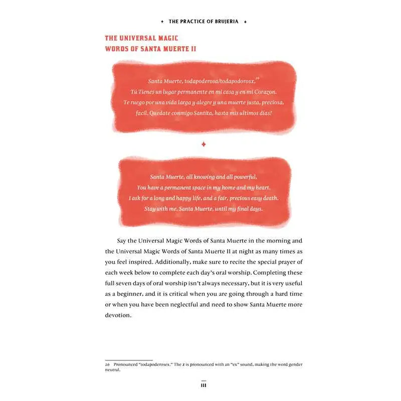 Interior book page displays two paragraphs highlighted in red above the book story text.