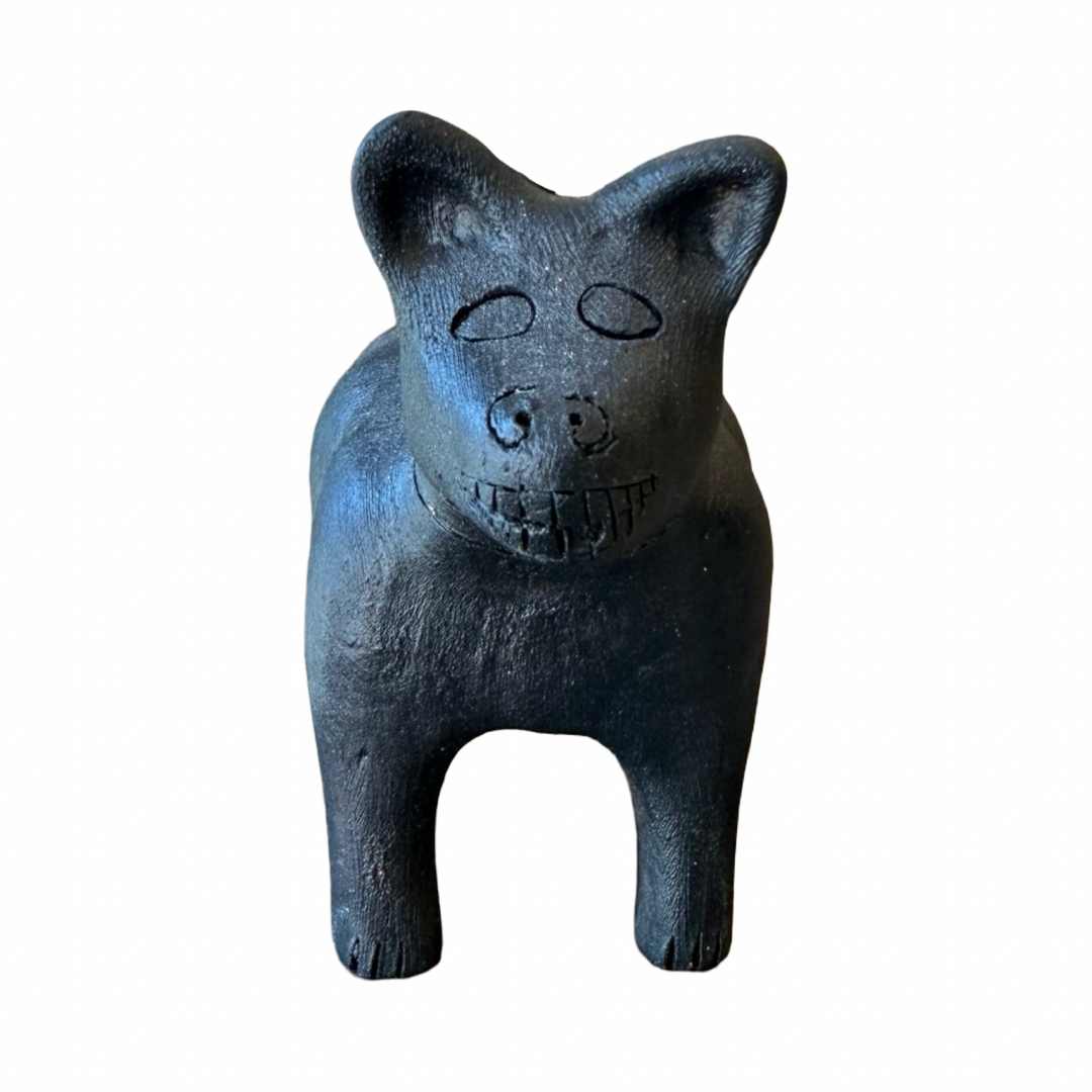 Xoloitzcuintle Clay Figurine - Handcrafted Mexican Xolo