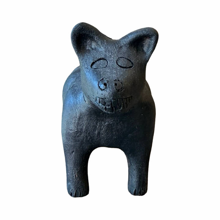 Xoloitzcuintle Clay Figurine - Handcrafted Mexican Xolo