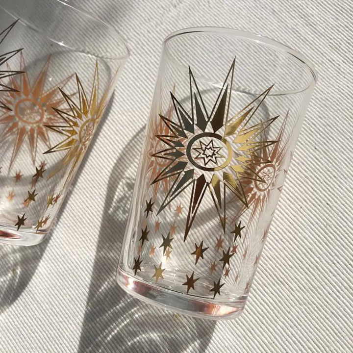 Moroccan Long Star Tea Glass